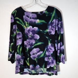 JM Collection Floral Top